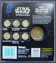 Snowtrooper from Star Wars - Power of the Force II - Coin Collection manufactured by Kenner [Back]