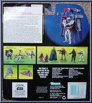Boba Fett from Star Wars - Power of the Force II - Deluxe Figures manufactured by Kenner [Back]