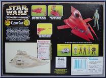 Cloud Car (with Cloud Car Pilot) from Star Wars - Power of the Force II - Expanded Universe manufactured by Kenner [Back]