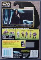 Emperor Palpatine from Star Wars - Power of the Force II - Freeze Frame manufactured by Kenner [Back]