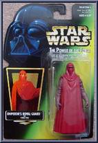 Emperor's Royal Guard from Star Wars - Power of the Force II - Hologram Green Card manufactured by Kenner [Front]