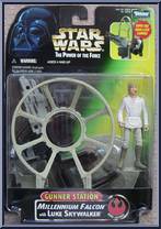Gunner Station (Millenium Falcon with Luke Skywalker) from Star Wars - Power of the Force II - Deluxe Figures manufactured by Kenner [Front]