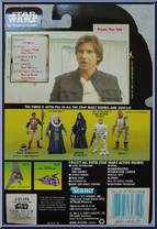 Han Solo (Bespin Gear) from Star Wars - Power of the Force II - Hologram Green Card manufactured by Kenner [Back]