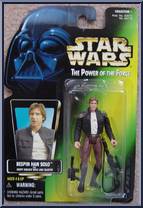 Han Solo (Bespin Gear) from Star Wars - Power of the Force II - Green Card manufactured by Kenner [Front]