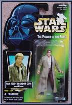 Han Solo (Endor Gear) from Star Wars - Power of the Force II - Green Card manufactured by Kenner [Front]