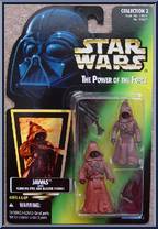 Jawas from Star Wars - Power of the Force II - Hologram Green Card manufactured by Kenner [Front]