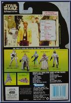 Luke Skywalker (Ceremonial Gear) from Star Wars - Power of the Force II - Hologram Green Card manufactured by Kenner [Back]