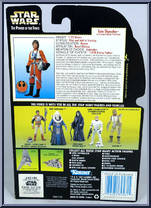 Luke Skywalker (X-Wing Pilot Gear) from Star Wars - Power of the Force II - Hologram Green Card manufactured by Kenner [Back]