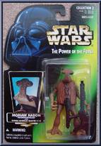 Momaw Nadon (Hammerhead) from Star Wars - Power of the Force II - Green Card manufactured by Kenner [Front]