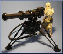 Snowtrooper (E-Web Heavy Repeating Blaster) from Star Wars - Power of the Force II - Deluxe Figures manufactured by Kenner [Loose]