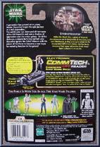 Stormtrooper from Star Wars - Power of the Force II - Comm-Tech manufactured by Kenner [Back]