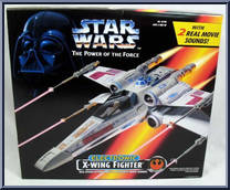 X-Wing Fighter (Electronic) from Star Wars - Power of the Force II - Vehicles manufactured by Kenner [Front]