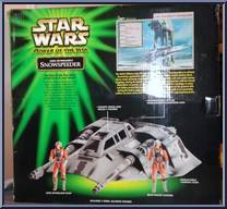Luke Skywalker's Snowspeeder from Star Wars - Power of the Jedi - Vehicles manufactured by Kenner [Back]