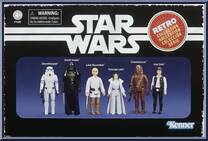 Box Set (6 Figures) from Star Wars - Retro Collection - A New Hope manufactured by Hasbro [Front]
