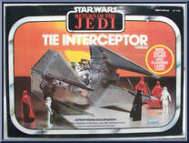 TIE Interceptor from Star Wars - Return of the Jedi - Vehicles manufactured by Kenner [Front]
