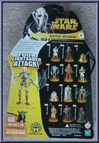 General Grievous (Four Lightsaber Attack!) from Star Wars - Revenge of the Sith - Collection 1 manufactured by Hasbro [Back]