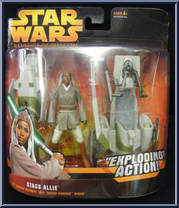 Stass Allie (with Speeder Bike) from Star Wars - Revenge of the Sith - Deluxe Figures manufactured by Hasbro [Front]