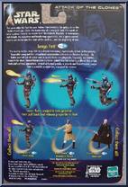 Jango Fett (Final Battle) from Star Wars - Saga - Attack of the Clones manufactured by Hasbro [Back]