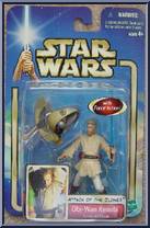Obi-Wan Kenobi (Coruscant Chase) from Star Wars - Saga - Attack of the Clones manufactured by Hasbro [Front]
