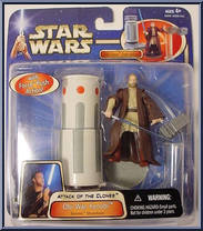 Obi-Wan Kenobi (Kamino Showdown) from Star Wars - Saga - Attack of the Clones - Deluxe Figures manufactured by Hasbro [Front]