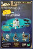 R2-D2 (Coruscant Sentry) from Star Wars - Saga - Attack of the Clones manufactured by Hasbro [Back]