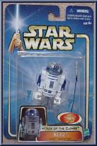 R2-D2 (Droid Factory Flight) from Star Wars - Saga - Attack of the Clones manufactured by Hasbro [Front]