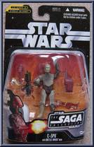 C-3PO (with Battle Droid Head) from Star Wars - Saga Collection - Battle of Geonosis manufactured by Hasbro [Front]