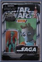 Greedo from Star Wars - Saga Collection - Vintage Saga Collection manufactured by Hasbro [Front]