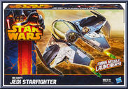 Obi-Wan's Jedi Starfighter (Blue) (Revenge Of The Sith) from Star Wars - Saga Legends (2013) - Vehicles manufactured by Hasbro [Front]