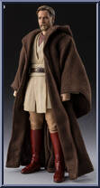 Obi-Wan Kenobi from Star Wars - S.H. Figuarts - Episode III - Revenge of the Sith manufactured by Bandai [Loose]