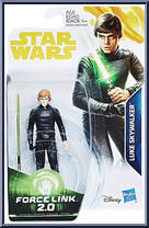 Luke Skywalker (Jedi Force) from Star Wars - Solo - Basic Series manufactured by Hasbro [Front]