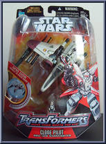 Clone Pilot / ARC-170 Fighter from Star Wars - Transformers - Basic Series manufactured by Hasbro [Front]