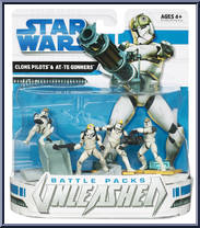 Clone Wars: Clone Pilots & AT-TE Gunners Action Figure