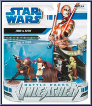 Clone Wars: Jedi vs. Sith from Star Wars - Unleashed - Battle Packs manufactured by Hasbro [Front]