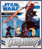Clone Wars: Theed Battle Heroes from Star Wars - Unleashed - Battle Packs manufactured by Hasbro [Front]