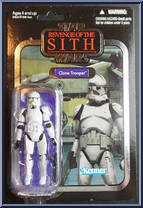 Clone Trooper from Star Wars - Vintage Collection - Foil Cards manufactured by Hasbro [Front]