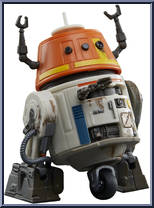 Chopper (C1-10P) from Star Wars - Vintage Collection (2018) - Ahsoka manufactured by Hasbro [Loose]