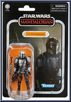 Mandalorian (Silver) from Star Wars - Vintage Collection (2018) - Mandalorian manufactured by Hasbro [Front]