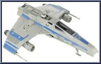 New Republic E-Wing & KE4-N4 from Star Wars - Vintage Collection (2018) - Ahsoka manufactured by Hasbro [Loose]