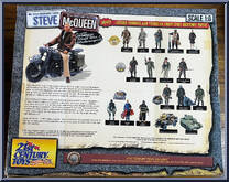 Steve McQueen (German WWII Motorcycle) from Steve McQueen - Basic Series manufactured by 21st Century Toys [Back]