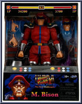 M. Bison from Street Fighter - Ultra Street Fighter II manufactured by Jada Toys [Front]