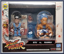 Ryu vs Blanka from Street Fighter - SDCC manufactured by Loyal Subjects [Front]