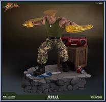 Guile (Ultimate EX) from Street Fighter - Basic Series manufactured by Pop Culture Shock Collectibles [Loose]