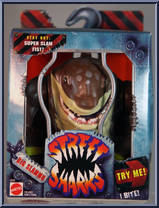 Big Slammu (White Pants / Yellow Sweat Bands) from Street Sharks - Series 1 manufactured by Mattel [Front]