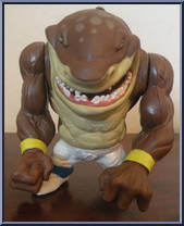 Big Slammu (White Pants / Yellow Sweat Bands) from Street Sharks - Series 1 manufactured by Mattel [Loose]