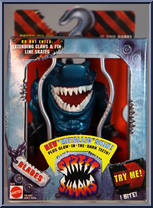 Blades (Aqua Skin / Black Pants / Silver Claws) from Street Sharks - Series 2 - Metallic manufactured by Mattel [Front]
