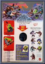 Dr. Piranoid (Blue Armor) from Street Sharks - Series 2 - Metallic manufactured by Mattel [Back]
