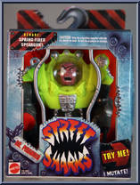 Dr. Piranoid (Yellow Armor) from Street Sharks - Series 1 manufactured by Mattel [Front]
