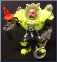 Dr. Piranoid (Yellow Armor) from Street Sharks - Series 1 manufactured by Mattel [Loose]
