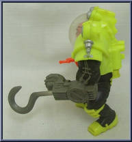 Dr. Piranoid (Yellow Armor) from Street Sharks - Series 1 manufactured by Mattel [Loose]